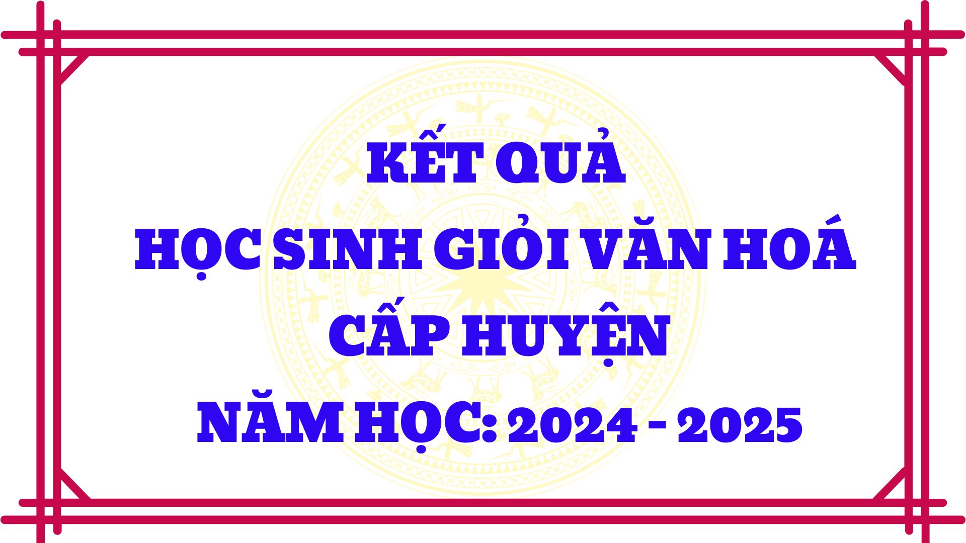 Vinh danh và chúc mừng 11 học sinh đạt 11 giải tại kỳ thi chọn học sinh giỏi cấp huyện lớp 9 – THCS, năm học 2024-2025 